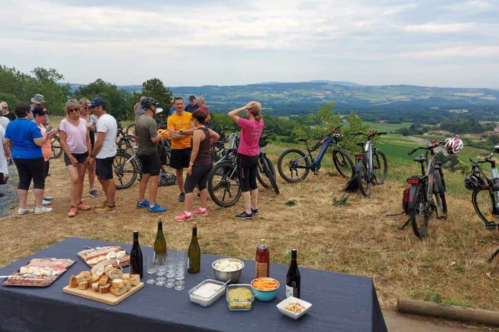 Vélo via Dorées promenades beaujolais