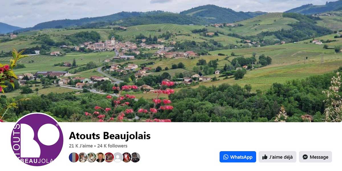 Facebook Atouts Beaujolais